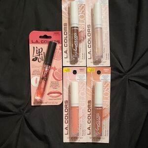 L.A. Colors Lip Gloss and Lip Oil Bundle